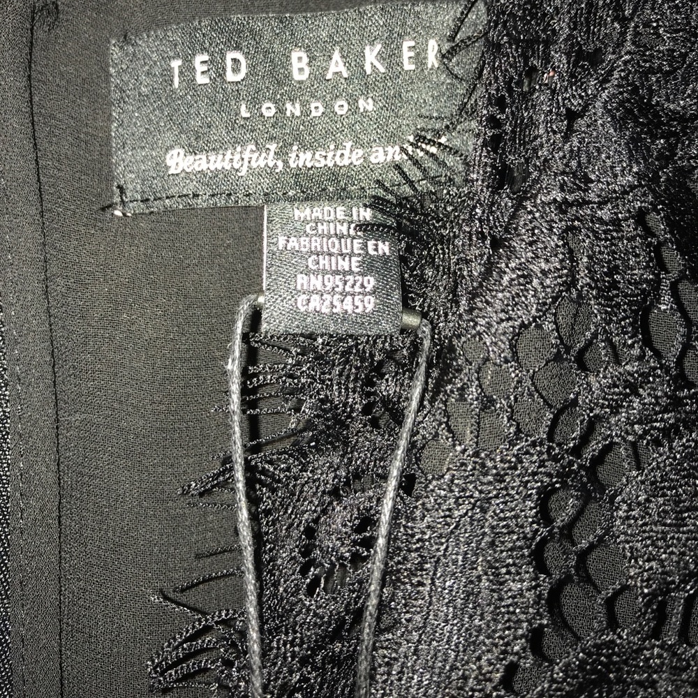 TED BAKER  black  All black LACE BODICE dress NWT SEE LISTING - Picture 6 of 17